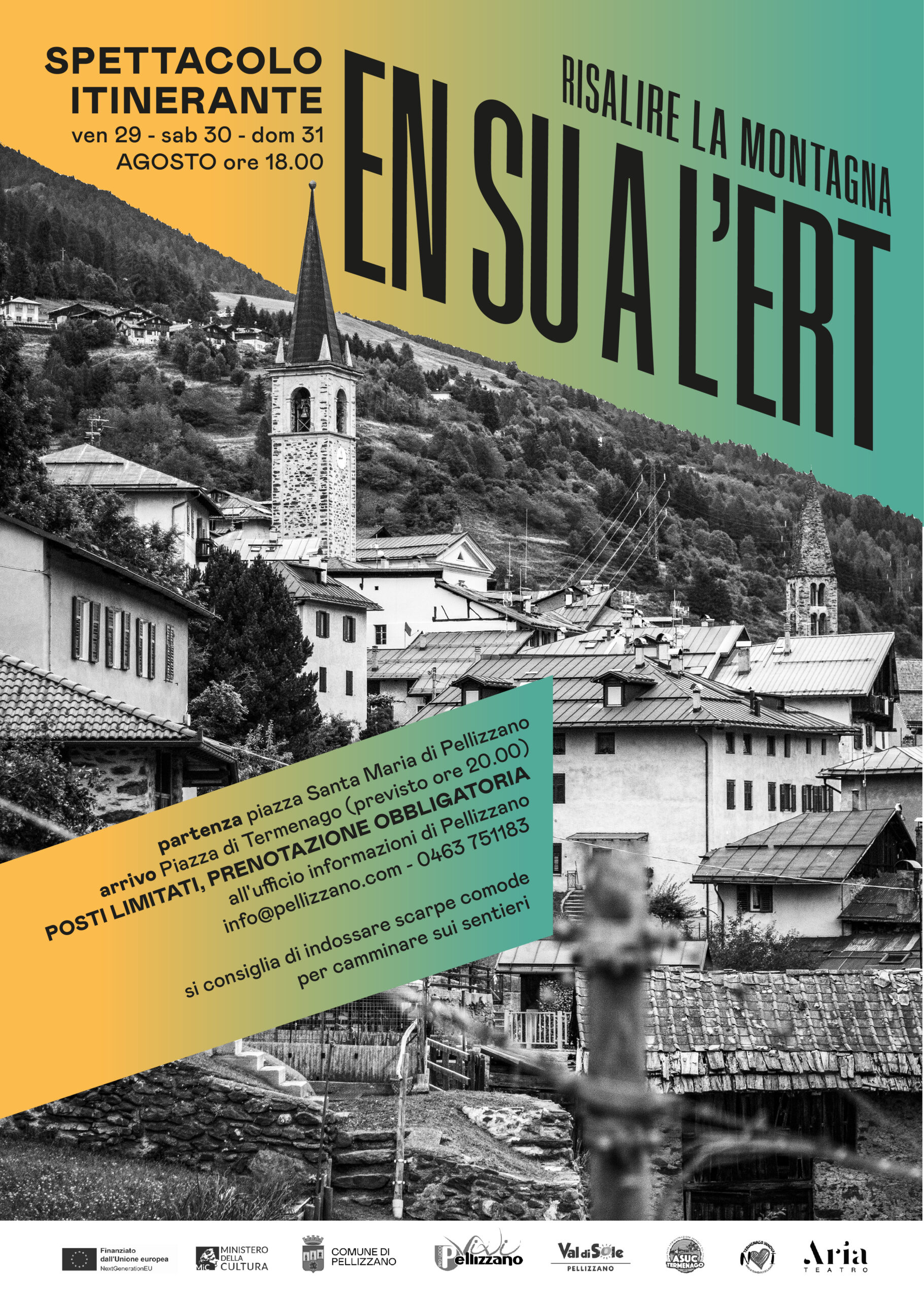 “En su a l’ert”: un viaggio teatrale nel cuore della Val di Sole “En su a l’ert”: un viaggio teatrale nel cuore della Val di Sole